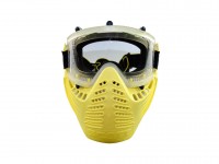TSD Scott Vectra Airsoft / Paintball Referee Yellow Goggle Anti-Fog Mask
