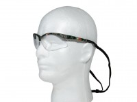 Radians Outback Jr Shooting Glasses, Camo Frame, Anti-Fog Clear Lenses