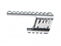 ASG Custom CNC Rail Mount, Silver