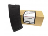 KWA K400 AEG ERG Black 400 High Capacity Airsoft Rifle Magazine, 3ct