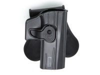 ASG/Strike Systems Paddle Polymer Holster for CZ P-07, P-09, SP-01, & Bersa Thunder 9 Pro Air Pistols, Black