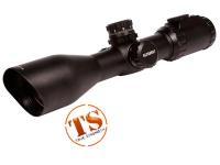 Leapers UTG 3-12x44 AO Rifle Scope, EZ-TAP, Ill. Mil-Dot Reticle, 1/4 MOA, 30mm Tube, Weaver Rings