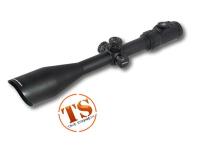 UTG 8-32x56 AO Accushot Rifle Scope, EZ-TAP, Ill. Mil-Dot Reticle, 1/8 MOA, 30mm Tube, Max Strength Twist Lock Weaver Rings
