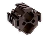 UTG Shotgun/Paintball Tri-Rail Weaver/Picatinny Barrel Mount, 1.6 inch Long