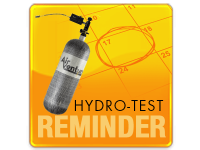Air Venturi Hydro-Test Reminder - Scuba and Carbon Fiber Tanks