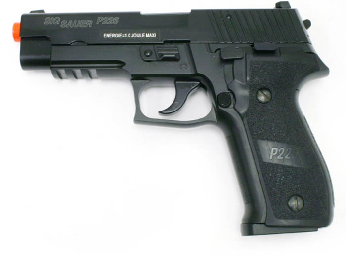 SIG Sauer P226 Full Metal BlowBack Gas Airsoft Licensed