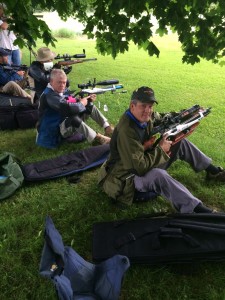 Harold Rushton (Right) and Paul Cray on the sight in range