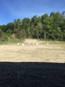 View from the covered sight in range