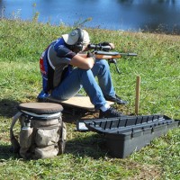 Some targets were hidden by terrain, which required a higher shooting position