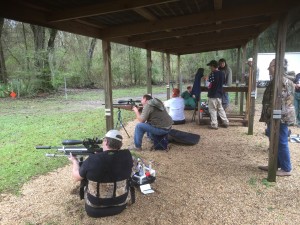 The sight in range in use for the Pyramyd Gunslynger