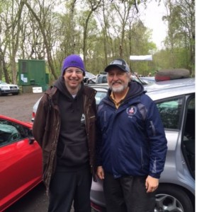 Greg and former World Champ James Osbourne. 