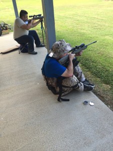 Rob (near) and Gabe battle it out in the Gunslynger!