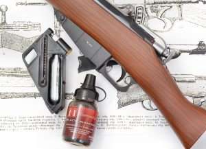 To facilitate quicker and practical loading for the BBs, the Mosin-Nagant design is altered for use of a removable box magazine that contains the CO2 cartridge and 16 steel BBs. The 10-meter range test was done with Hornady Black Diamond anodized steel BBs.