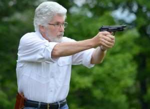 Blowback action means the slide moves back with every shot to re-cock the hammer, and then closes to chamber the next BB round. This is as close to shooting a cartridge gun as it gets with air pistols. The movement of the slide also helps in learning to reacquire the sights after each shot. The only thing missing is recoil and sound.