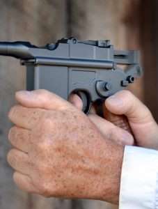The high-speed camera captured the bolt cocking the hammer during test firing on full auto. This is a real as it gets with an airgun!