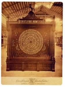 Between May and November 1876 more than eight million people from the United States and around the world visited the Philadelphia Exposition, roughly 20 percent of the nation’s population at the time. Countless thousands were left in awe of Colt’s new Single Action Army revolvers.