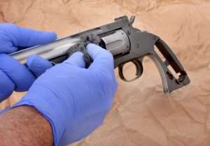 Rubber gloves are best worn to keep the polished off finish and steel wool from getting on your hands. Don’t worry if you do, it all washes off with a good hand cleaner. The gloves really help to avoid small steel wool fragments from getting under your skin.