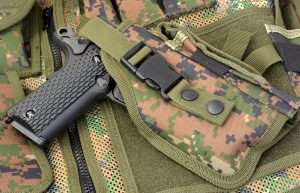 The new Umarex Colt M45 CQBP is a perfect fit with tactical vests used for military ops and training. The 1911 rail gun can be used for a variety of training exercises at a very low cost.