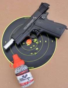 The Colt’s best average 10-shot group measured 1.875 inches.