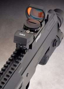 The Walther MRS is a perfect match for the Steel Storm providing a variety of reticle styles and intensity levels. This is really a necessary option to maximize accuracy.