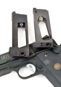 the O-rings used in the Colt magazine are larger and of a different design, as is the metal retaining ring surrounding it, and the CO2 cartridge piercing pin/CO2 nozzle is also slightly different in design