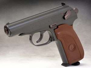 The Umarex version of the Makarov is also a blowback action design with a slide that locks back after the last round, and it uses a CO2 BB magazine as well, however, the Umarex has a CO2 tensioning screw that extends from the bottom of the magazine, which unfortunately slightly detracts from the authentic look of the airgun.