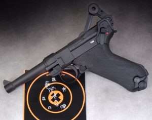 The Umarex was consistently more accurate than the Gletcher at a distance of 21 feet.