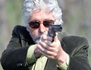 The test was shot from a distance of 10 meters (33 feet) using a two-handed hold.