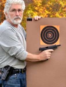 at 21 feet with a best 10 rounds in the X-bull measuring 1.50 inches. The previous best 10 had measured 2.24 inches.