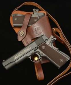 The slide locks back on an empty magazine and has to be racked to chamber the first shot. The Remington has two aesthetically annoying features; too much graphics on the slide (and unfortunately on the left side instead of the right where this usually ends up on semi-auto air pistols) and the unnecessary white letter S and F, plus an arrow, to show how the safety works.