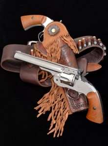 With so many great airguns to choose a best gun for the last 99 Airgun Experience articles, the one gun that stands out as the most historically interesting of all is the Schofield. The nickel model is the must have one out of a 100. 