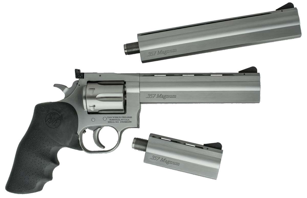 357 magnum Dan Wesson Model 715 is offered with three barrels in the Pistol...