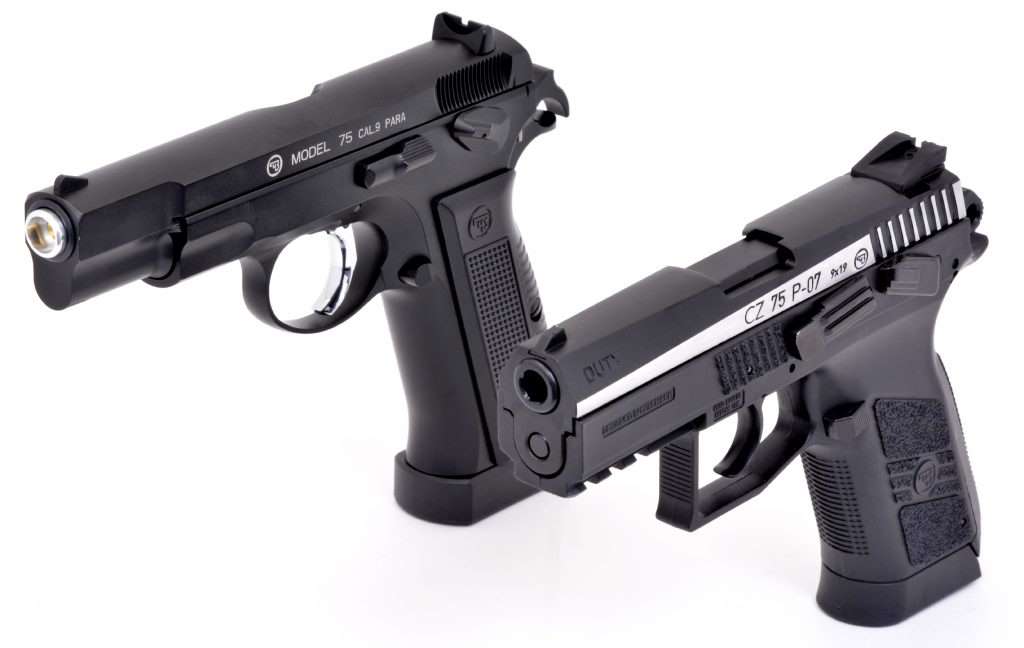CZ 75 P-07 is the compact version of the full-size CZ 75, both in airguns a...