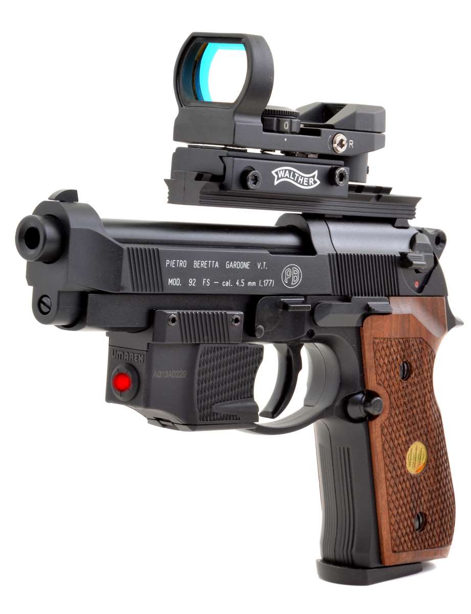 US Tactical 9Mm Mini Red Dot Laser Sight with Track Mount For Pistol Rifle 