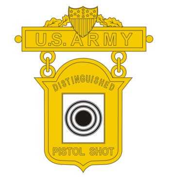 Army Distinguished Pistol Shot badge