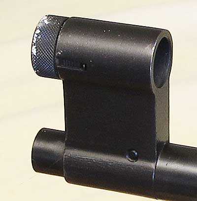 Haenel 3411 target rifle front sight