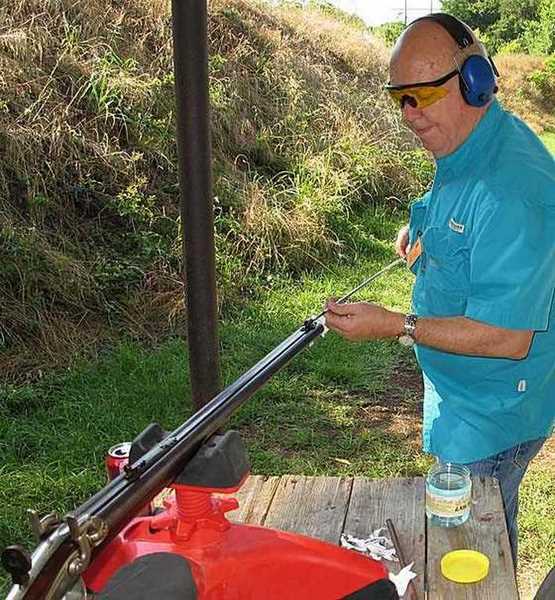 Nelson lewis combination gun cleaning bore