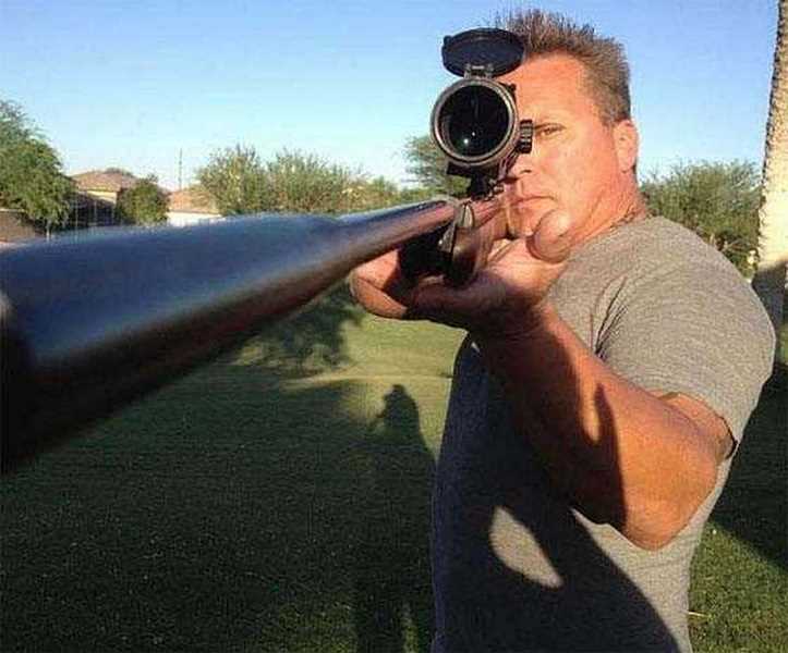 100 Yards Sniper Head Shot Paintball Gun Demo