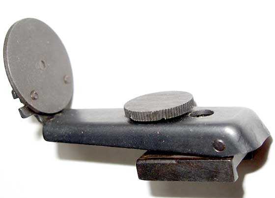 IZH 61 old model rear sight with disk front view