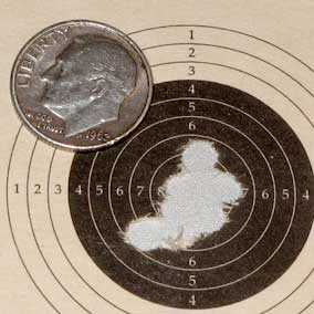 Fast Deer sidelever air rifle H&N Match Pistol target