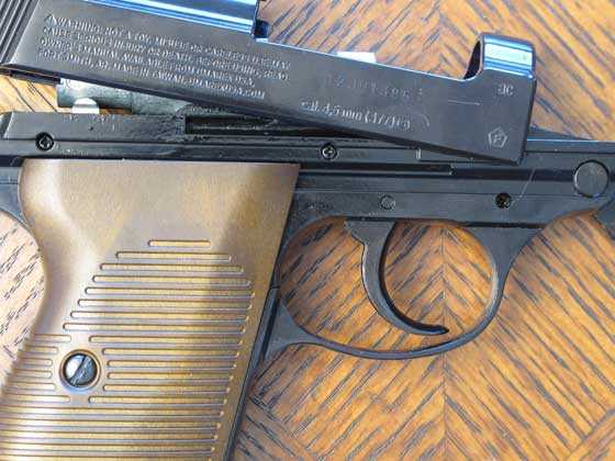 Walther P38 BB pistol slide coming off