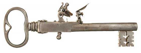 Flintlock jail key