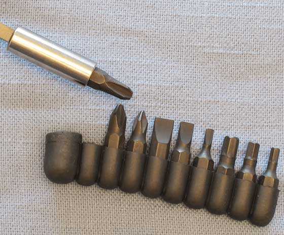 Walther MultiTac tool Phillips screwdrivers