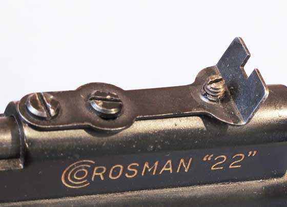 Crosman 116 pistol rear sight