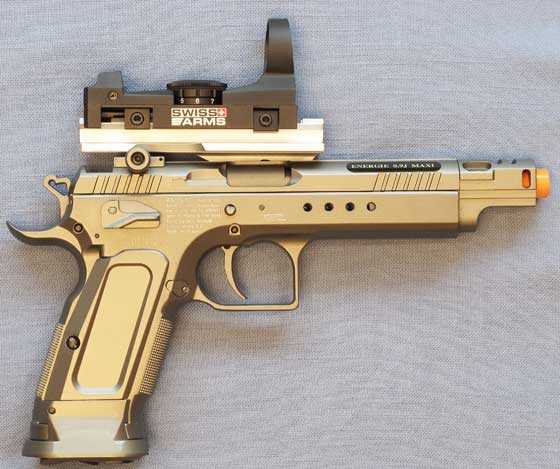 Tanfoglio Gold Custom Er4ic Grauffel CO2 Blowback Airsoft kit