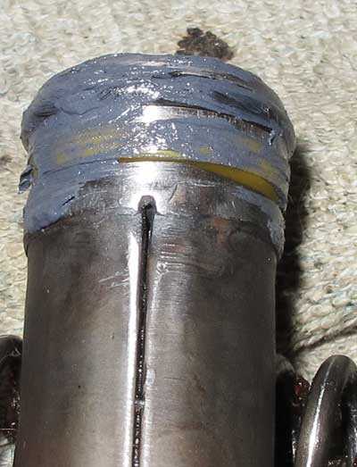 BSA Super Meteor lubricated piston head