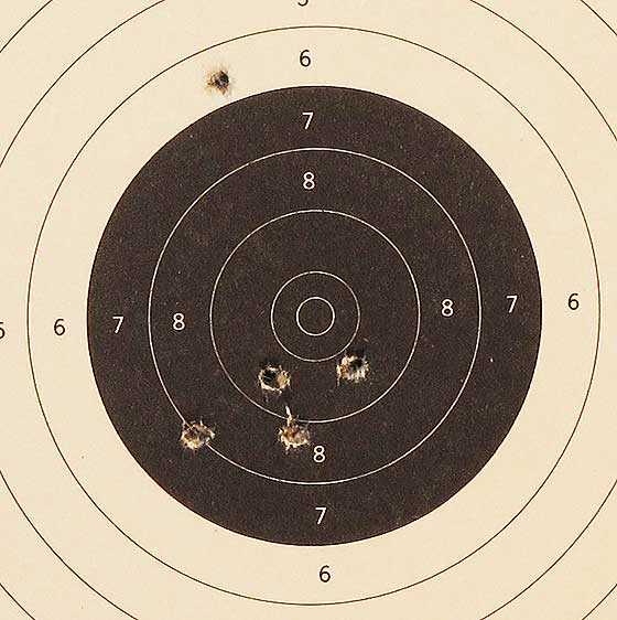 Air Arms Falcon 5-shot group