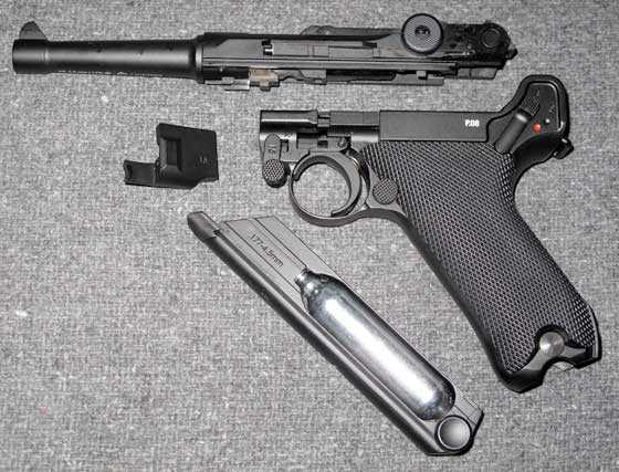 German Luger Parabellum P08 grips screws 2 pcs