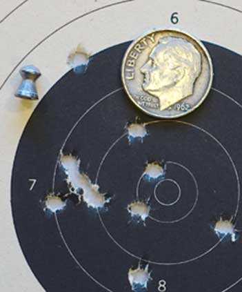 1077 rifle RWS Superdome target 25 yards