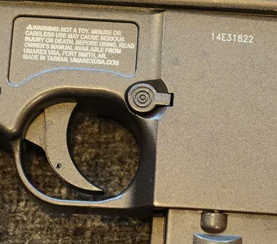 Legends M712 Full Auto CO2 BB pistol mag release
